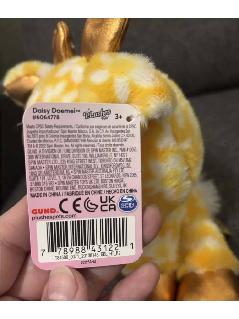 GUND Plushes Pets Secret Garden Daisy Doemei Deer Plush Small ages 3+